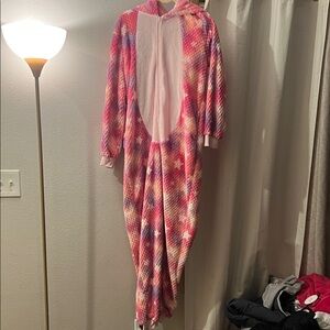 Unicorn Colorful Hooded Onesie Pajamas